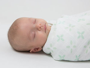 Amazing Baby Muslin Swaddle Blankets, Set of 4, Premium Cotton, Paradise, Pastel SeaCrystal