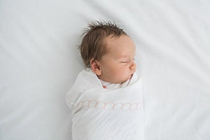 Amazing Baby Muslin Swaddle Blankets, Set of 4, Premium Cotton, Springfield, Pink
