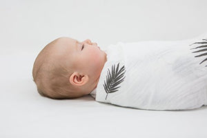 Amazing Baby Muslin Swaddle Blankets, Set of 4, Premium Cotton, Paradise, Pastel SeaCrystal