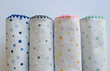 Amazing Baby Ultimate Swaddle Blanket, Premium Cotton Flannel, Playful Dots, Sterling
