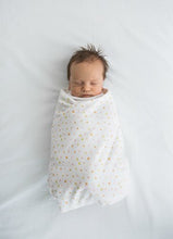 Amazing Baby Ultimate Swaddle Blanket, Premium Cotton Flannel, Playful Dots, Multi Blue