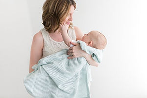 Amazing Baby Gift Set, 3-Piece Set, Cotton Sleeping Sack, Muslin Swaddle, Cellular Blanket, Sunwashed SeaCrystal