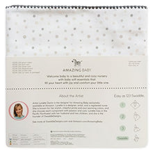 Amazing Baby Ultimate Swaddle Blanket, Premium Cotton Flannel, Playful Dots, Sterling