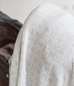 Amazing Baby Muslin Swaddle Blankets, Set of 4, Premium Cotton, Paradise, Pastel SeaCrystal