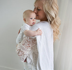 Amazing Baby Muslin Swaddle Blankets, Set of 4, Premium Cotton, Springfield, Pink